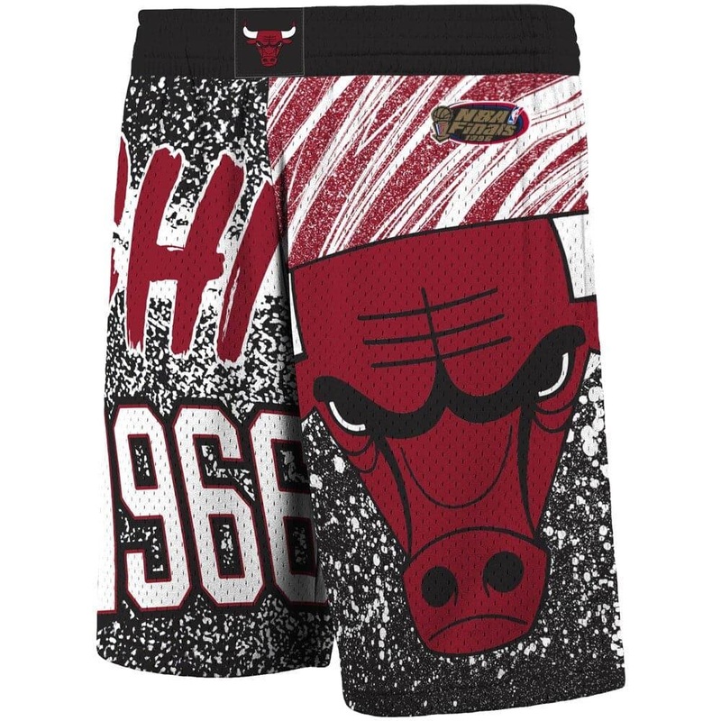 Chicago Bulls Mitchell & Ness NBA Jumbotron Subliminated Shorts