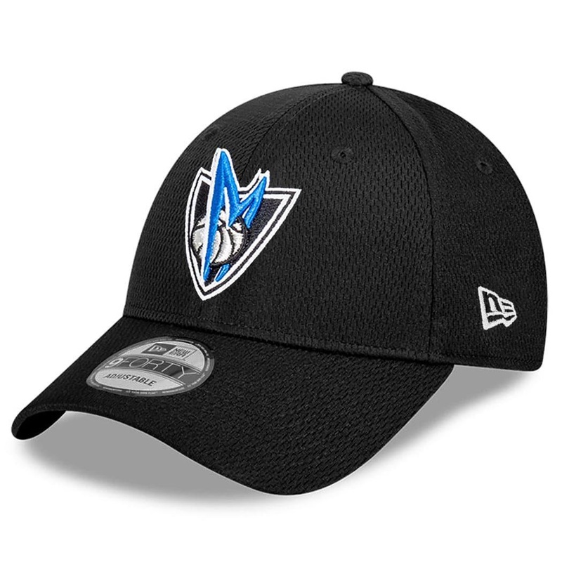 Dallas Mavericks New Era NBA Alt Dash Mesh 9FORTY Snapback Hat – Black