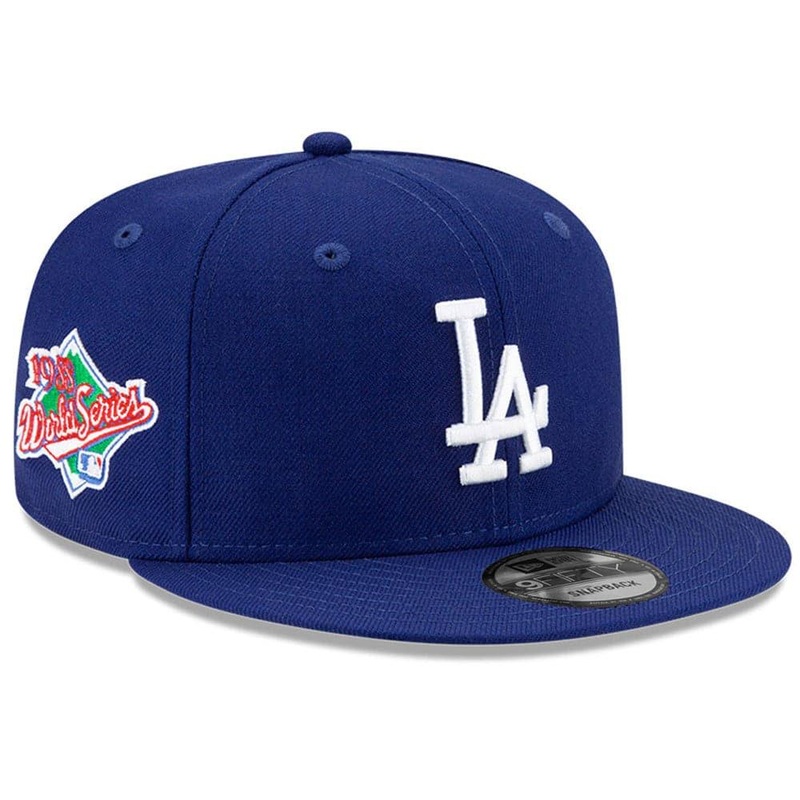 Los Angeles Dodgers New Era MLB 88 World Series Patch 9FIFTY Snapback Hat – Blue