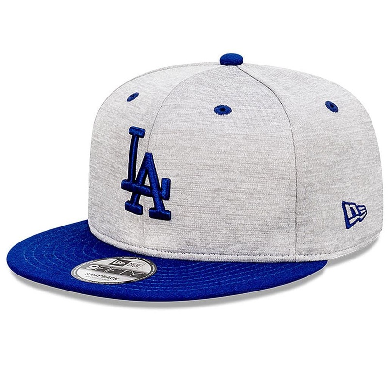 Los Angeles Dodgers New Era MLB Shadow Tech 2 Tone 9FIFTY Snapback Hat – Grey/Blue