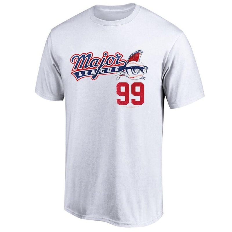 Major League Movie 99 Wordmark Unisex T-Shirt – White
