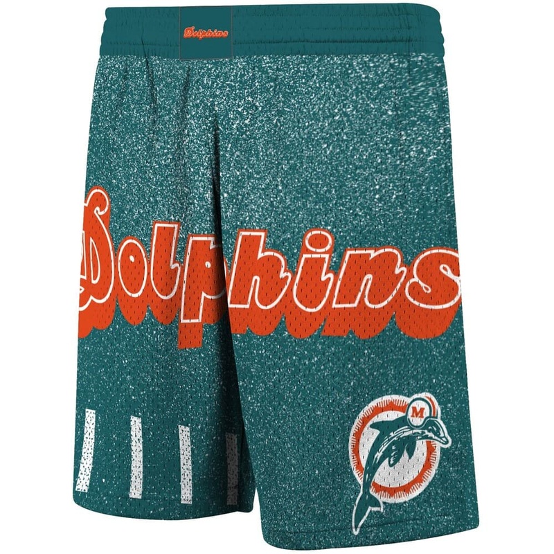 Miami Dolphins Mitchell & Ness NFL Jumbotron Subliminated Shorts