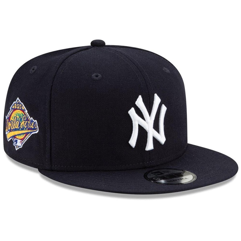 New York Yankees New Era MLB 96 World Series Patch 9FIFTY Snapback Hat – Navy