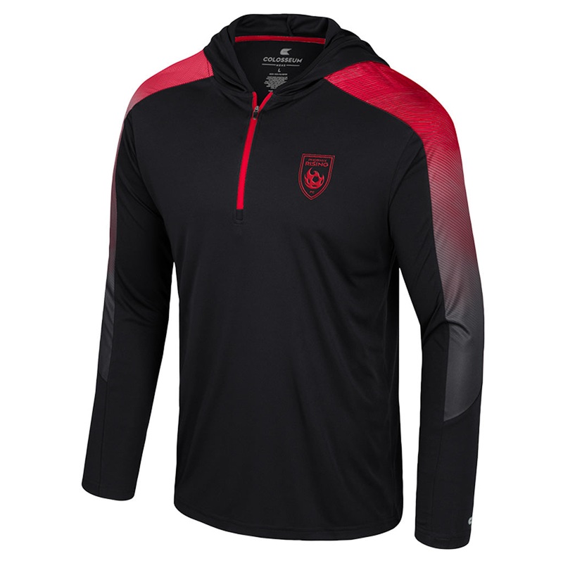Phoenix Rising Colosseum Quantum Hooded 1/4 Zip – Black