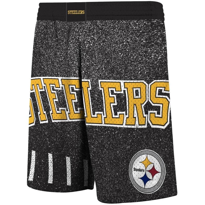 Pittsburgh Steelers Mitchell & Ness NFL Jumbotron Subliminated Shorts