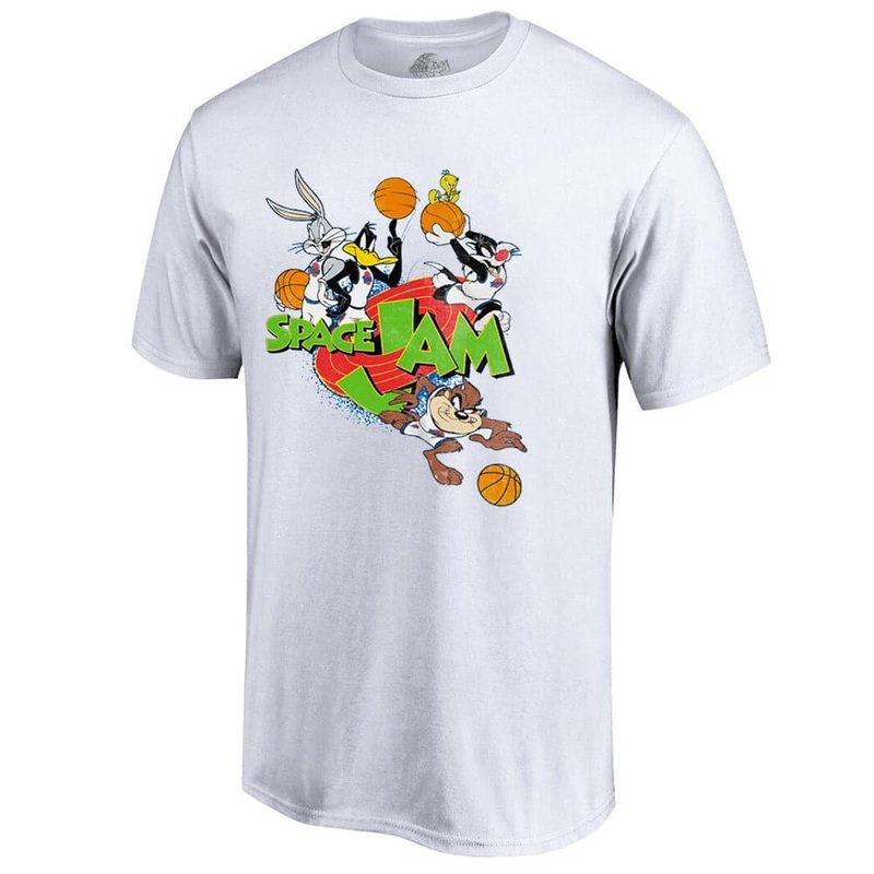 Space Jam 1 Movie Tune Squad T-Shirt – White