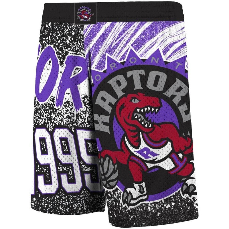Toronto Raptors Mitchell & Ness NBA Jumbotron Subliminated Shorts