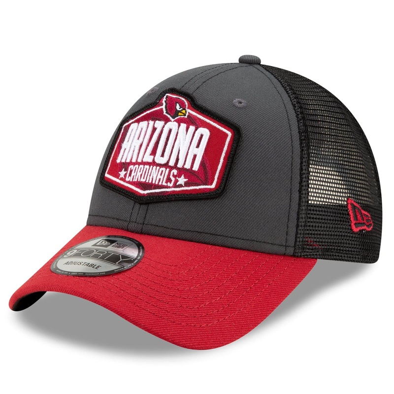 Arizona Cardinals New Era 2021 NFL Draft 9FORTY Snapback Curve Hat – Graphite
