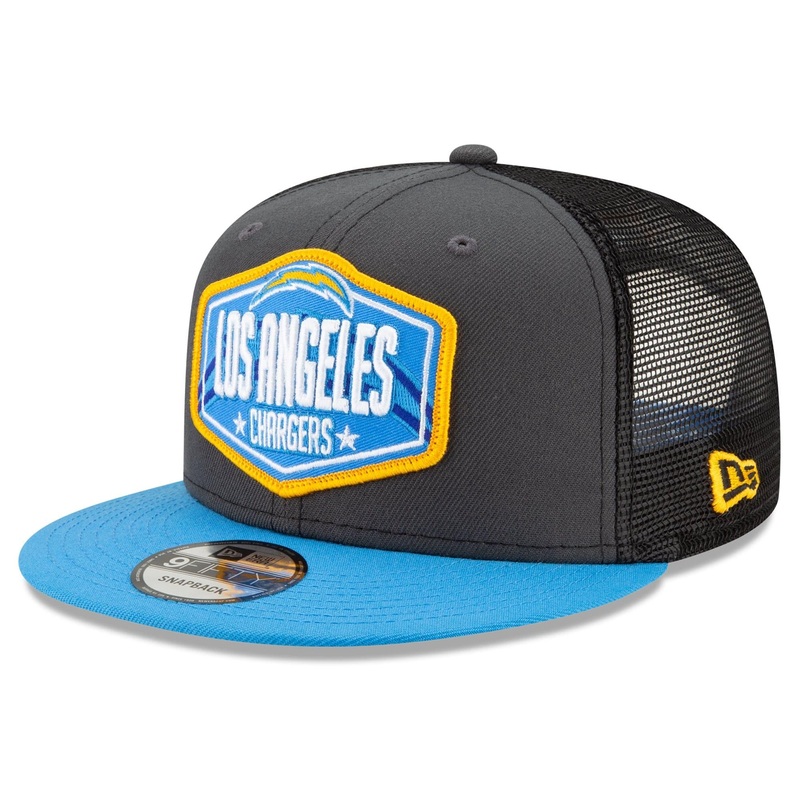 Los Angeles Chargers New Era 2021 NFL Draft 9FIFTY Snapback Hat – Graphite