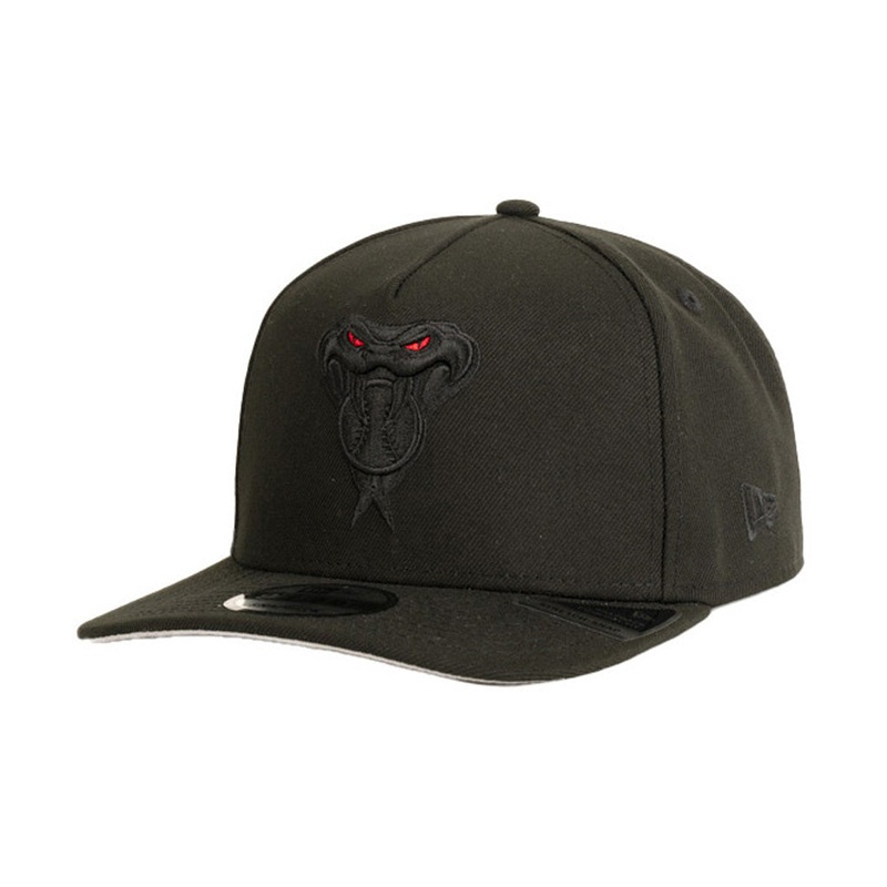 MLB Arizona Diamondbacks New Era Snakehead Red Eye 9FIFTY A-Frame Snapback Hat – Black