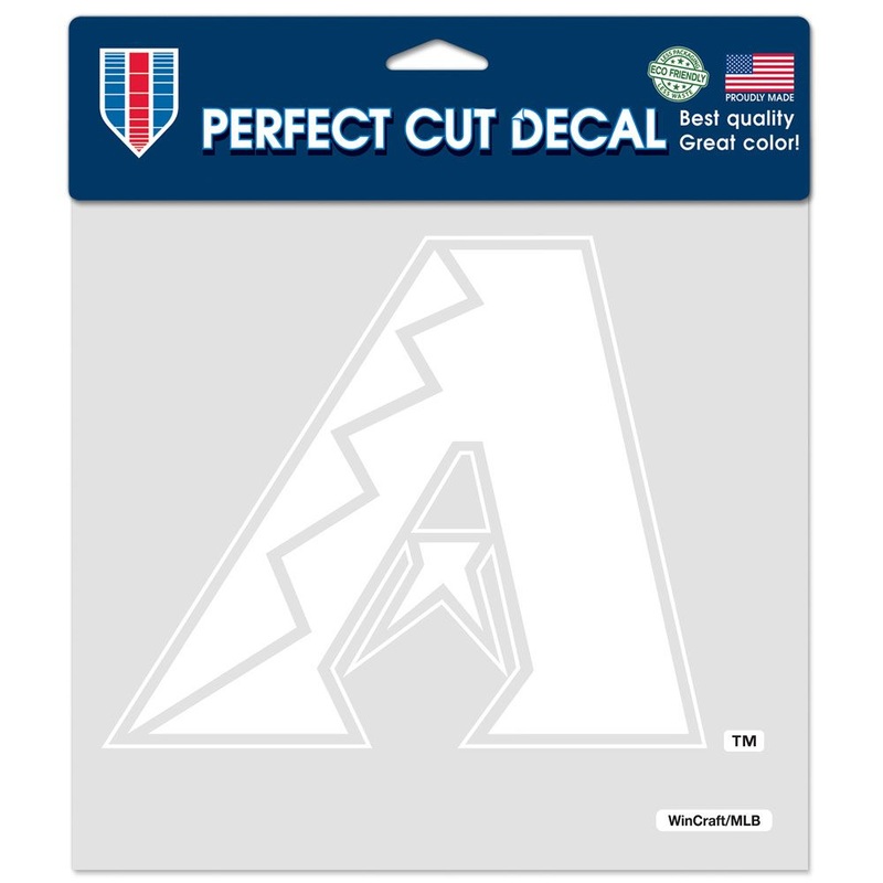 MLB Arizona Diamondbacks WinCraft 8″ x 8″ Decal – White