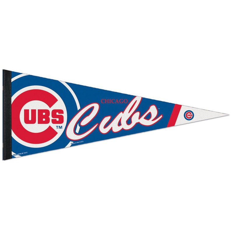 MLB Chicago Cubs WinCraft Stripe Premium Pennant – Blue