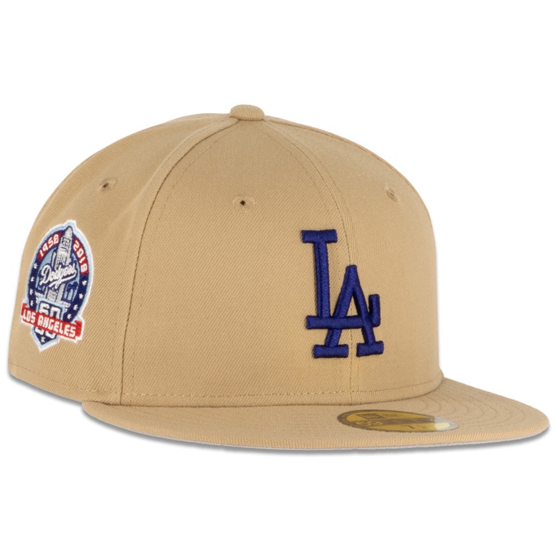 MLB Los Angeles Dodgers New Era Sonoran 59FIFTY Fitted Hat – Tan