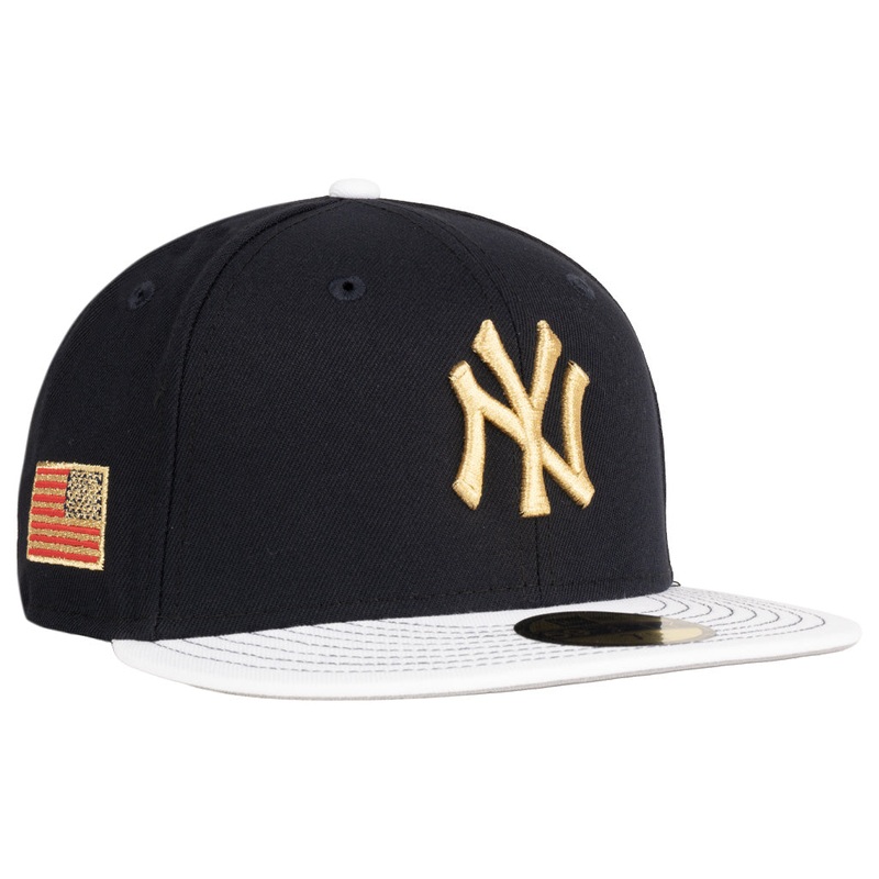 MLB New York Yankees New Era Gold Medal 59FIFTY Fitted Hat – Navy