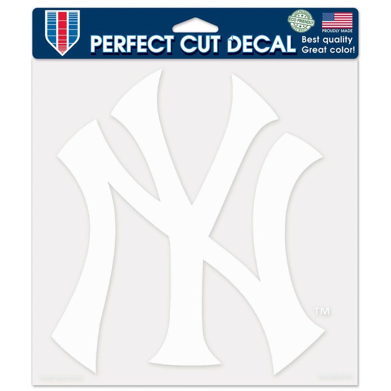 MLB New York Yankees WinCraft 8″ x 8″ Decal – White