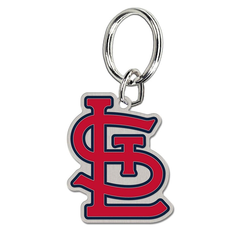 MLB St. Louis Cardinals WinCraft Cloisonne Logo Keychain – Red