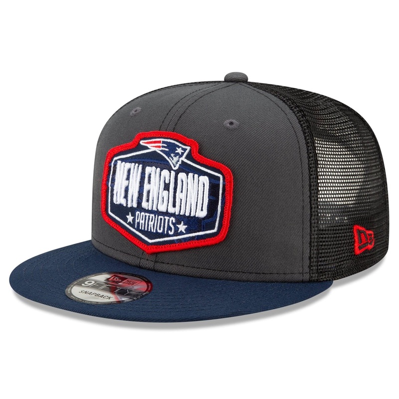 New England Patriots New Era 2021 NFL Draft 9FIFTY Snapback Hat – Graphite
