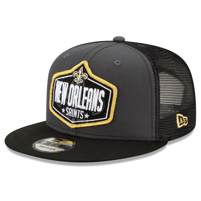 New Orleans Saints New Era 2021 NFL Draft 9FIFTY Snapback Hat – Graphite