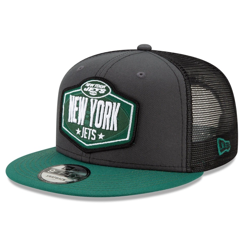 New York Jets New Era 2021 NFL Draft 9FIFTY Snapback Hat – Graphite