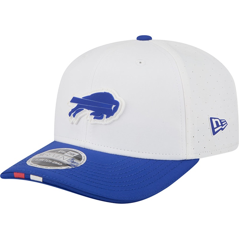 NFL Buffalo Bills New Era 2025 Training 9SEVENTY Stretch-Snapback Hat – White