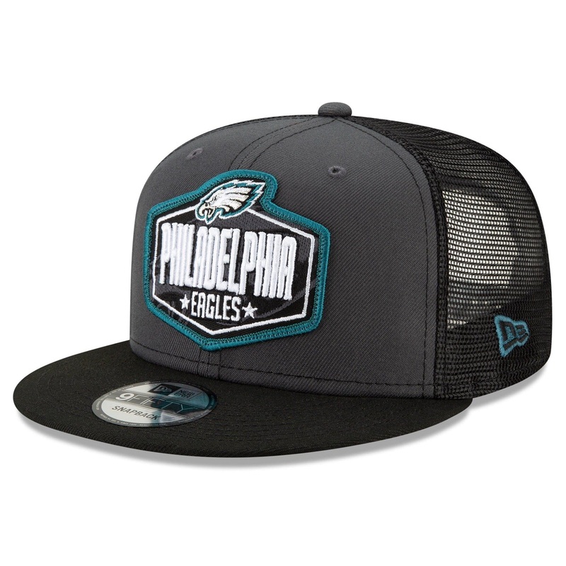 Philadelphia Eagles New Era 2021 NFL Draft 9FIFTY Snapback Hat – Graphite