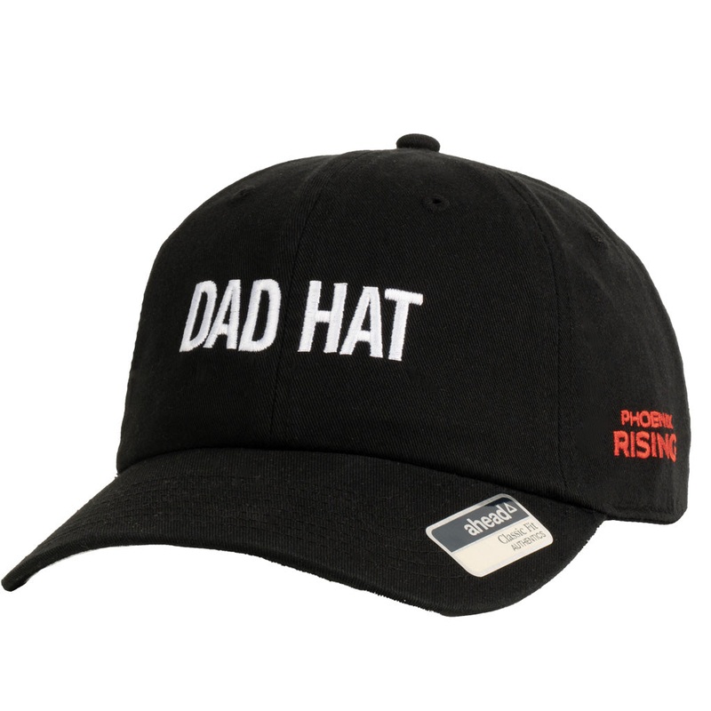 Phoenix Rising Ahead Dad Hat Largo Adjustable – Black