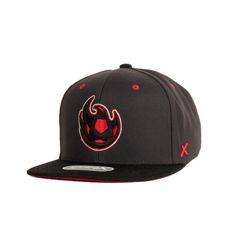 Phoenix Rising CapX Abyss X12 Snapback Hat – Charcoal