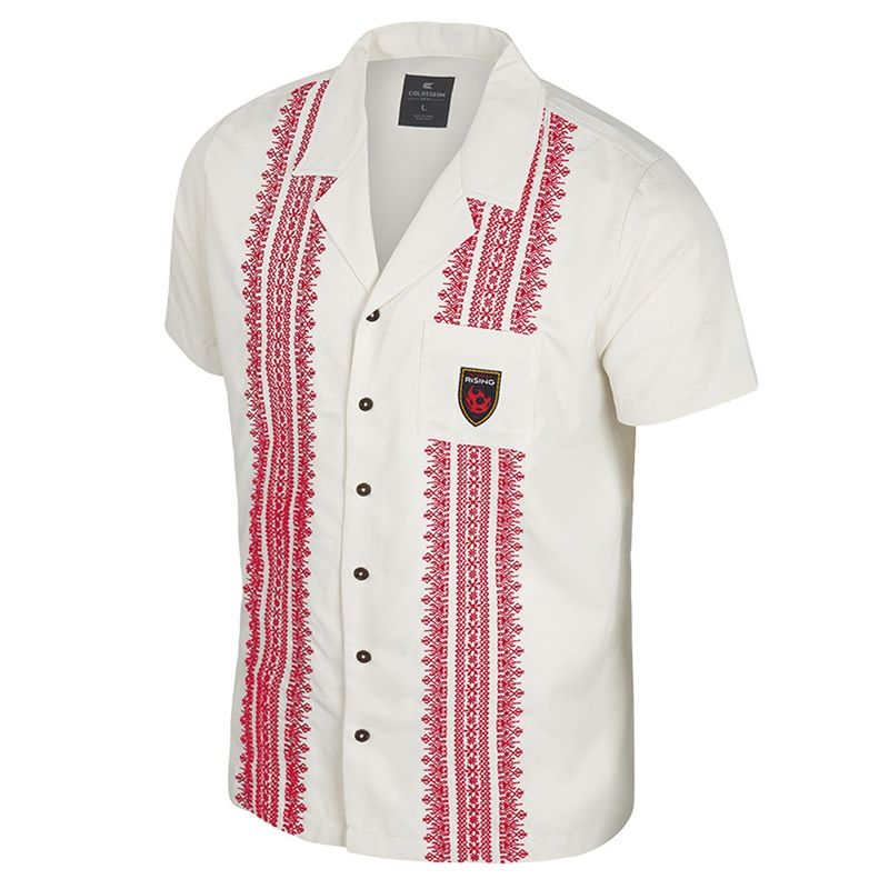 Phoenix Rising Colosseum Calculations Camp Shirt – Cream