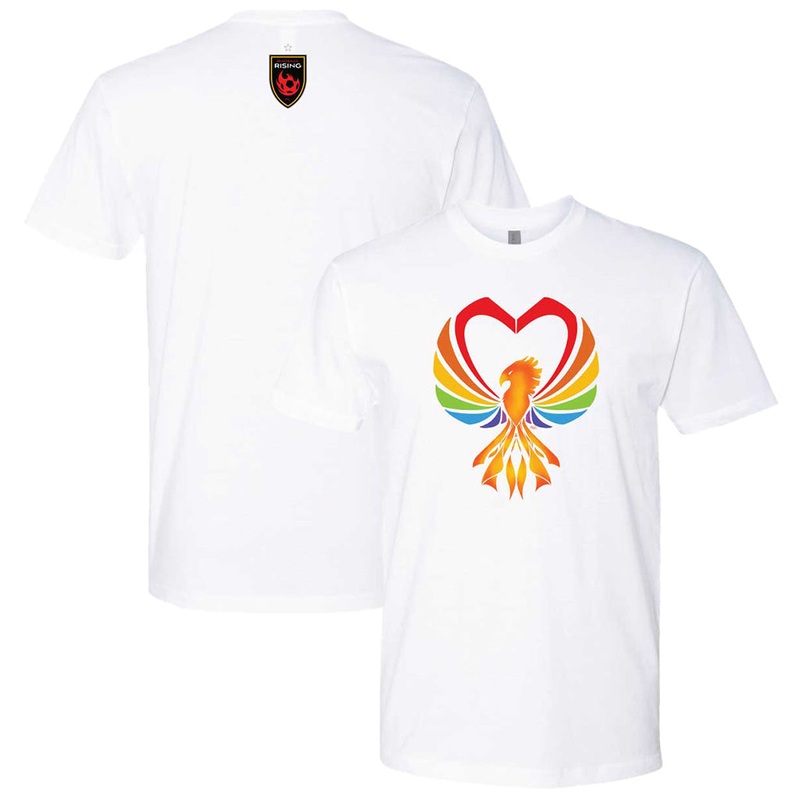 Phoenix Rising Select 2025 Pride T-Shirt – White