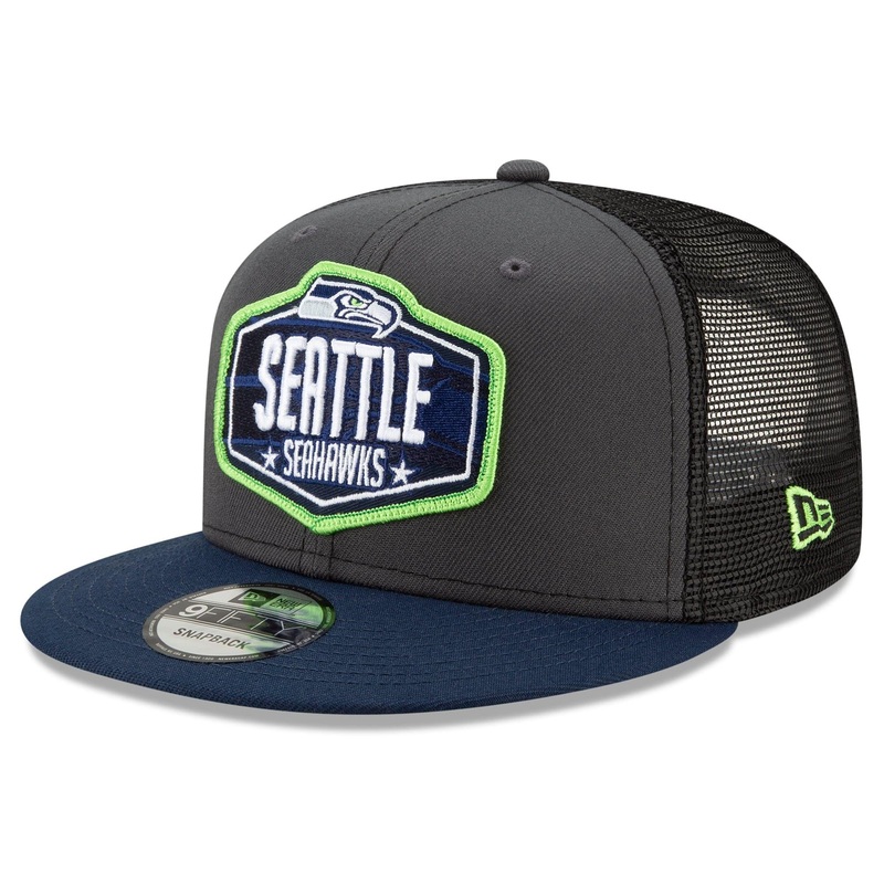 Seattle Seahawks New Era 2021 NFL Draft 9FIFTY Snapback Hat – Graphite