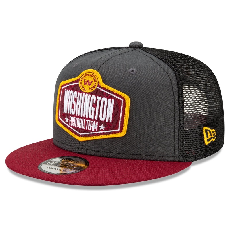Washington Football Team New Era 2021 NFL Draft 9FIFTY Snapback Hat – Graphite