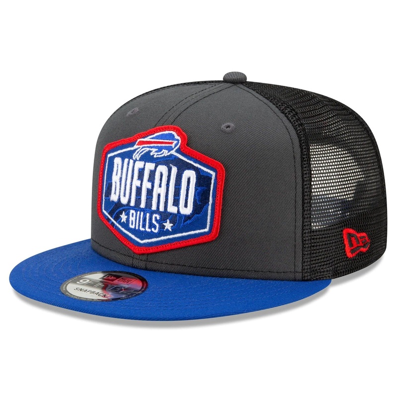 Buffalo Bills New Era 2021 NFL Draft 9FIFTY Snapback Hat – Graphite