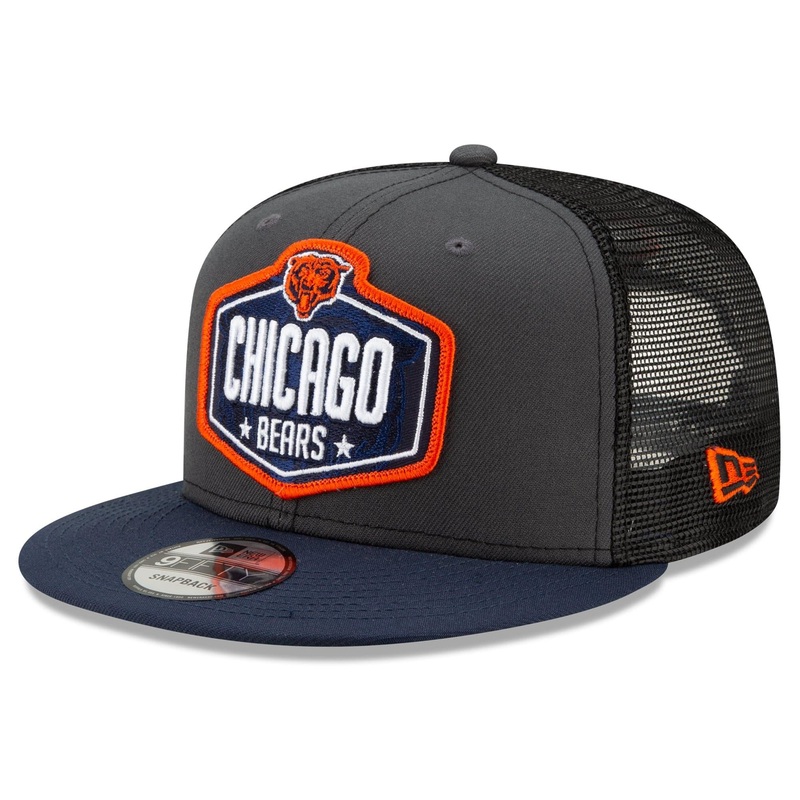 Chicago Bears New Era 2021 NFL Draft 9FIFTY Snapback Hat – Graphite