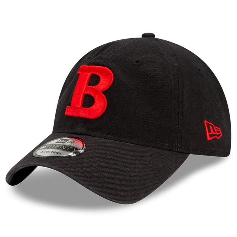 Chicago Bulls New Era NBA Ligature 9TWENTY Curved Hat – Black