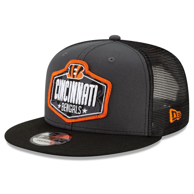 Cincinnati Bengals New Era 2021 NFL Draft 9FIFTY Snapback Hat – Graphite