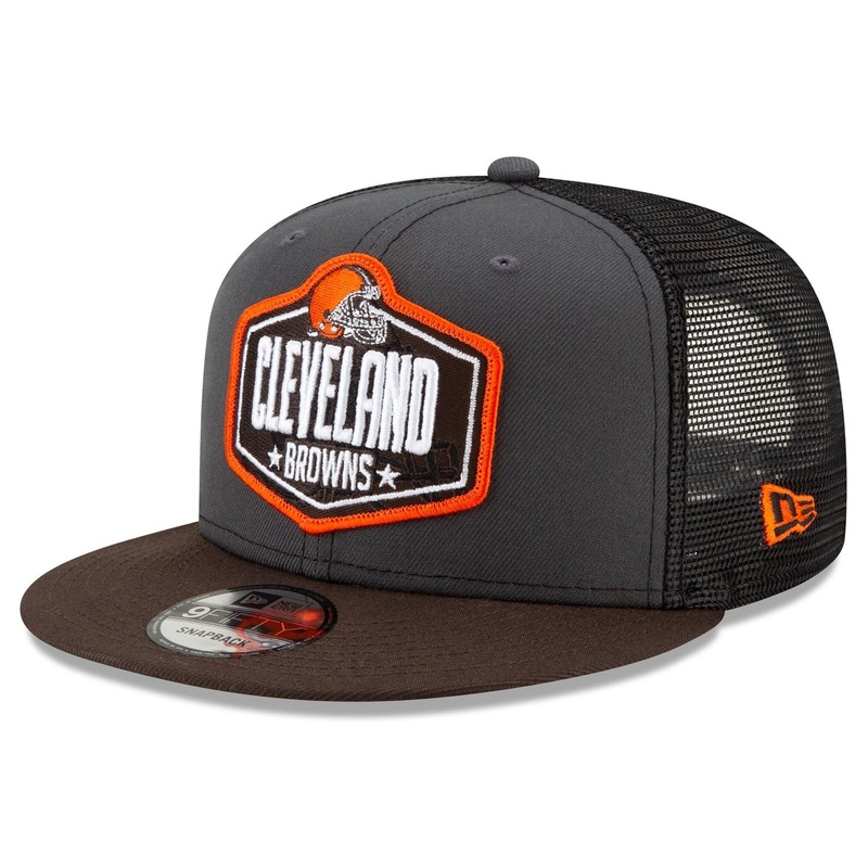 Cleveland Browns New Era 2021 NFL Draft 9FIFTY Snapback Hat – Graphite