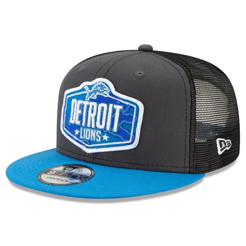 Detroit Lions New Era 2021 NFL Draft 9FIFTY Snapback Hat – Graphite