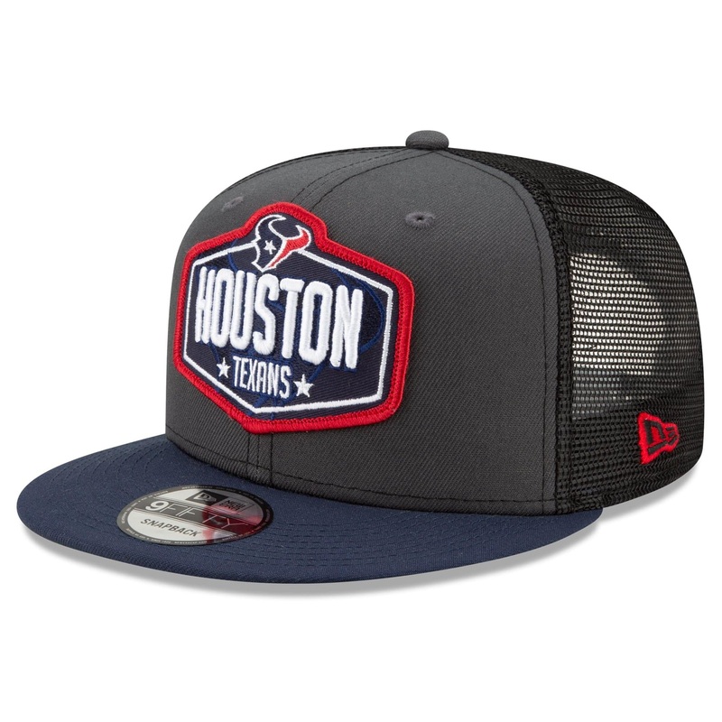 Houston Texans New Era 2021 NFL Draft 9FIFTY Snapback Hat – Graphite