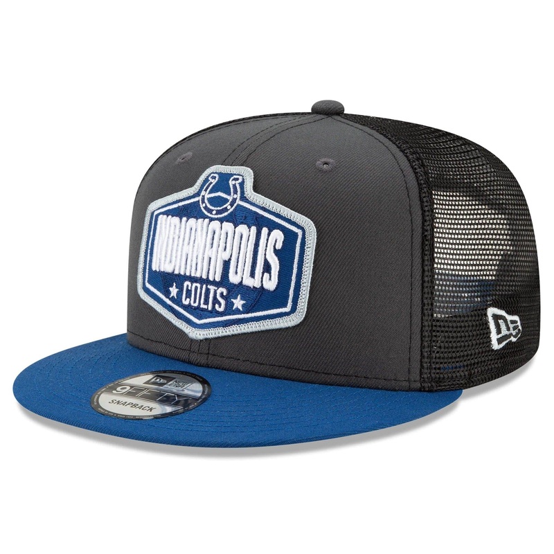 Indianapolis Colts New Era 2021 NFL Draft 9FIFTY Snapback Hat – Graphite