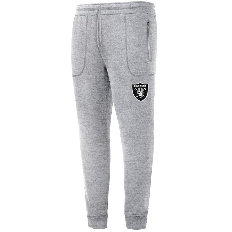 Las Vegas Raiders Majestic NFL Champlain Jogger Pants – Grey Marle