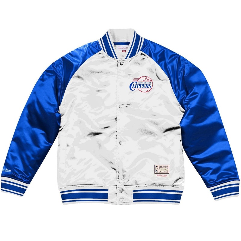 Los Angeles Clippers Mitchell & Ness NBA Colossal Premium HWC Jacket – White