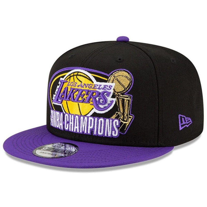 Los Angeles Lakers New Era NBA 2020 Champs 2 Tone 9FIFTY Snapback Hat – Black