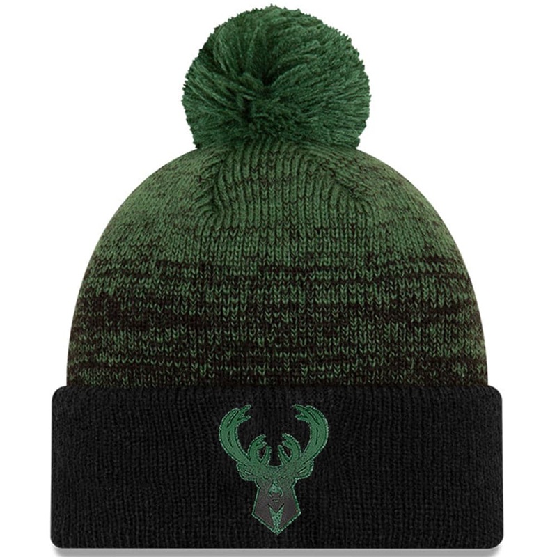 Milwaukee Bucks New Era NBA Back Half Knit Beanie – Green