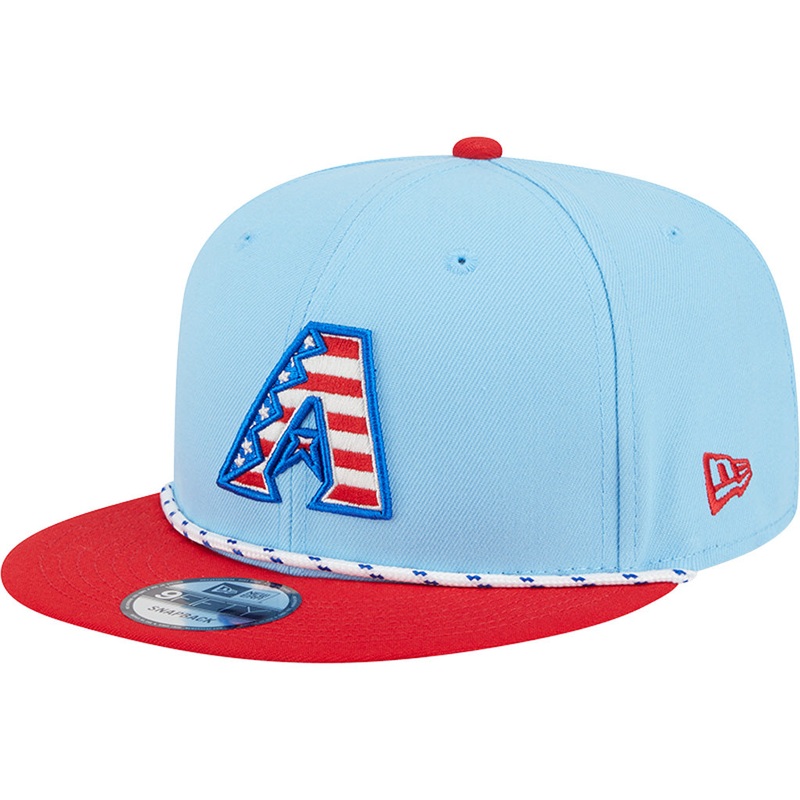 MLB Arizona Diamondbacks New Era 2025 4th of July 9FIFTY Snapback Hat – Blue
