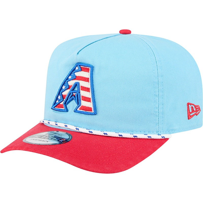 MLB Arizona Diamondbacks New Era 2025 4th of July Golfer Snapback Hat – Blue