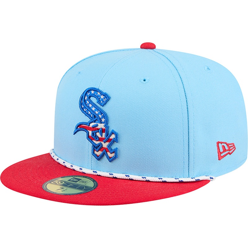 MLB Chicago White Sox New Era 2025 4th of July 59FIFTY Fitted Hat – Blue
