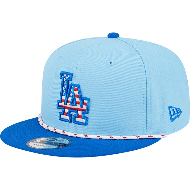 MLB Los Angeles Dodgers New Era 2025 4th of July 9FIFTY Snapback Hat – Blue