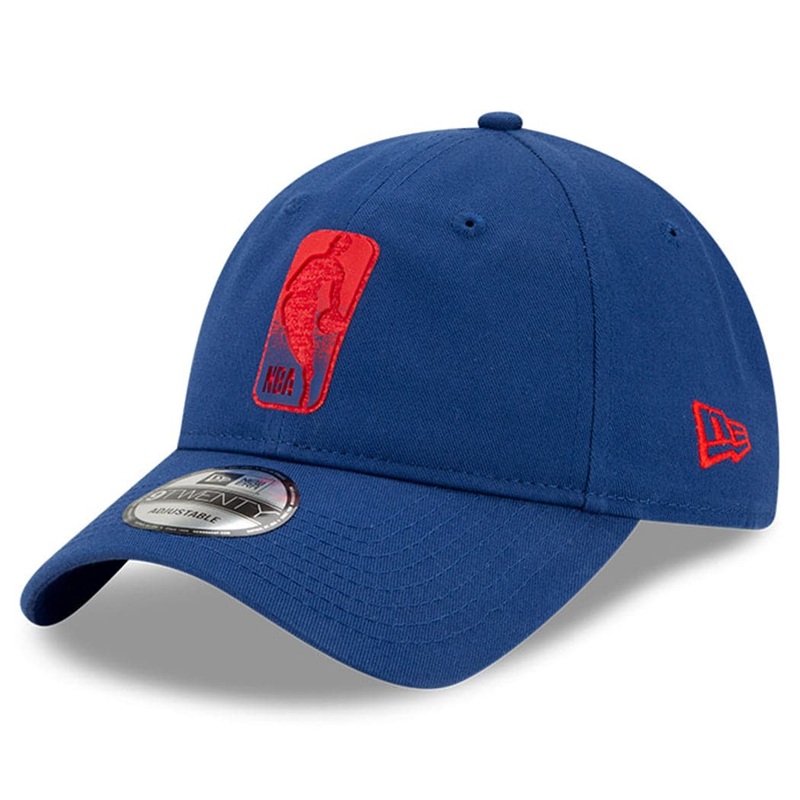 NBA Logoman New Era NBA 2021 Back Half 9TWENTY Curved Hat – Blue