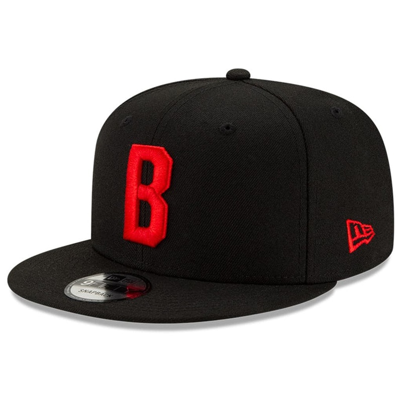 Portland Trail Blazers New Era NBA Ligature 9FIFTY Snapback Hat – Black