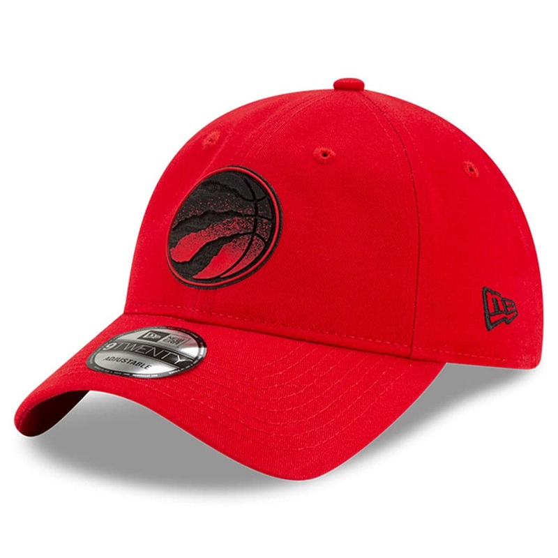 Toronto Raptors New Era NBA 2021 Back Half 9TWENTY Curved Hat – Red